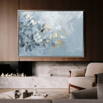Floral 474 Canvas Art 60 x 40 cm / Black