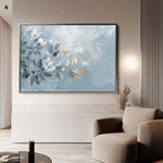 Floral 474 Canvas Art 60 x 40 cm / Black