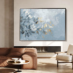 Floral 474 Canvas Art 60 x 40 cm / Black