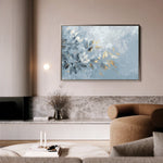 Floral 474 Canvas Art 60 x 40 cm / Black