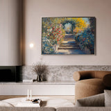 Landscape 474 Canvas Art 60 x 40 cm / Black