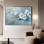 Floral 475 Canvas Art 60 x 40 cm / Black