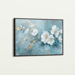 Floral 475 Canvas Art 60 x 40 cm / Black