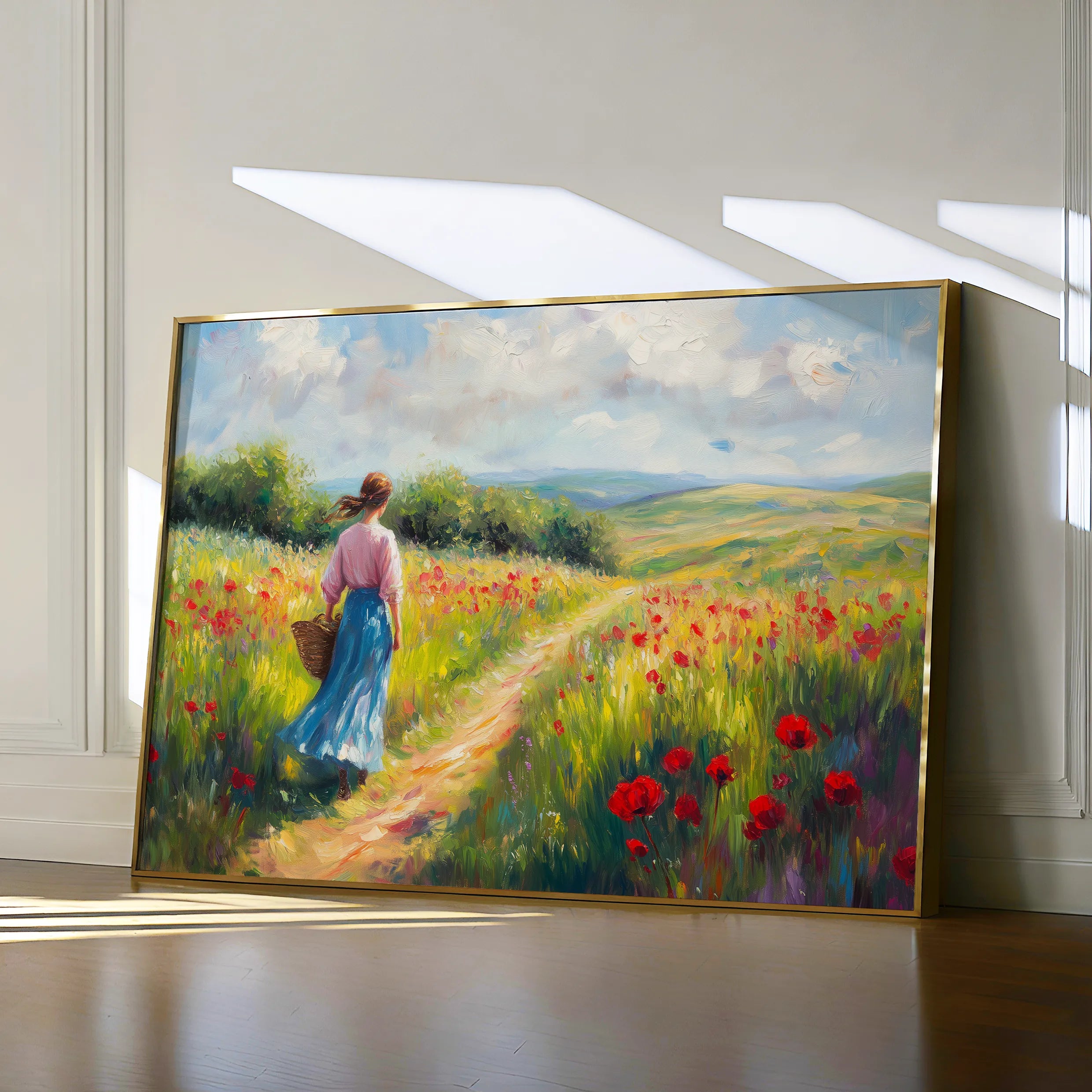 Landscape 475 Canvas Art 60 x 40 cm / Black