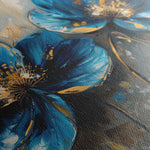 Floral 476 Canvas Art 60 x 40 cm / Black