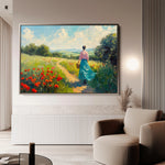 Landscape 476 Canvas Art 60 x 40 cm / Black