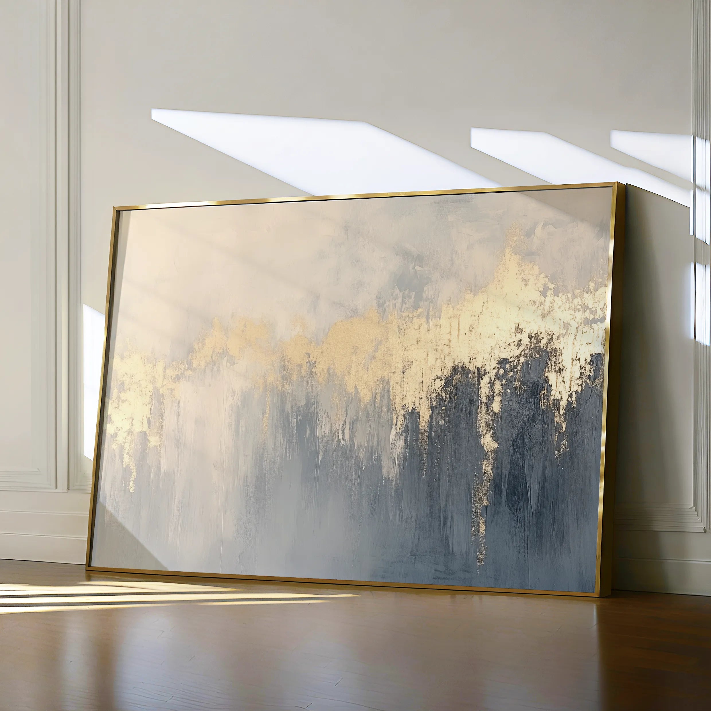 Abstract 477 Canvas Art 60 x 40 cm / Black