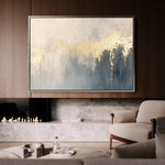 Abstract 477 Canvas Art 60 x 40 cm / Black