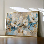Floral 477 Canvas Art 60 x 40 cm / Black