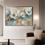 Floral 477 Canvas Art 60 x 40 cm / Black