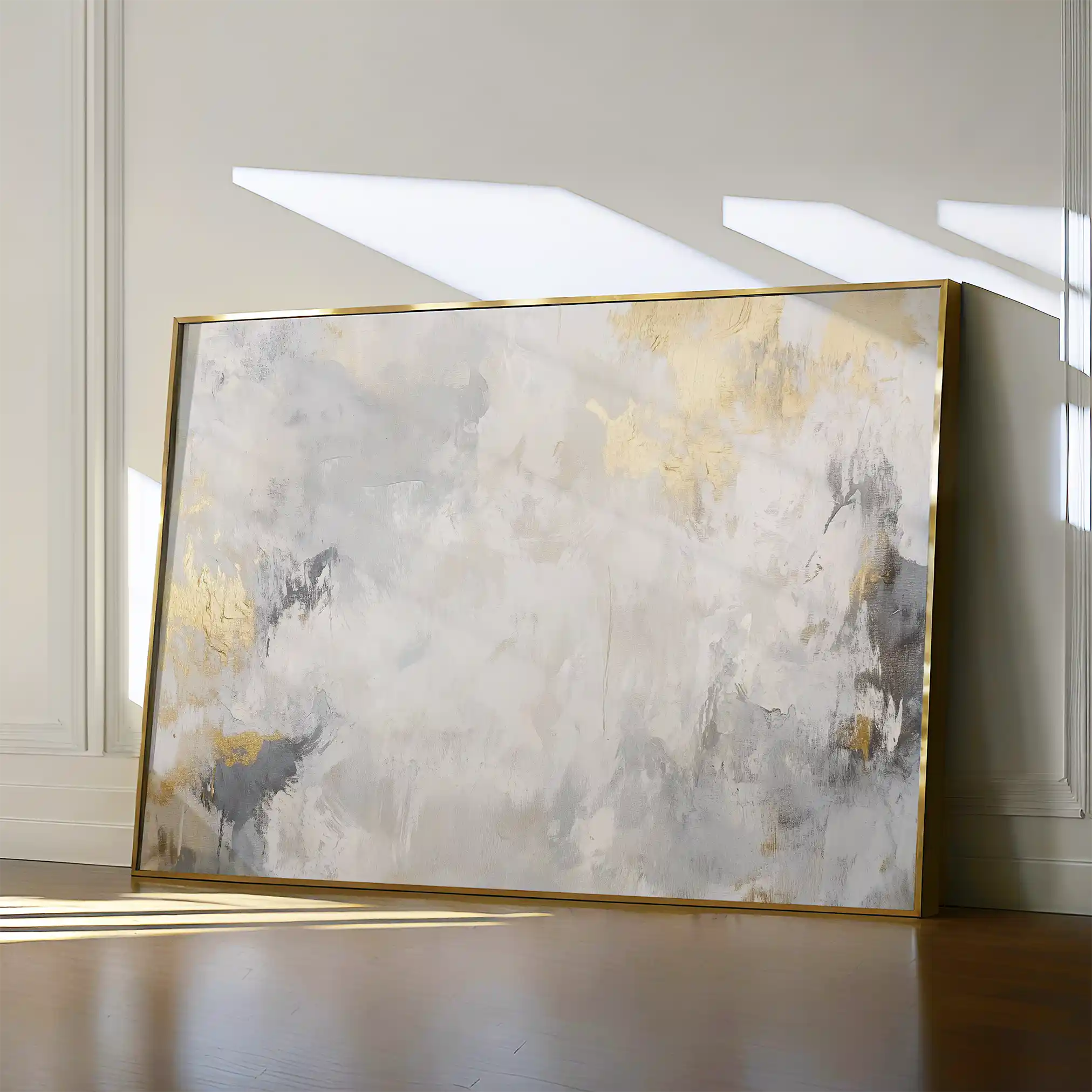Abstract 478 Canvas Art 60 x 40 cm / Black