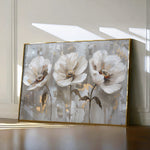 Floral 478 Canvas Art 60 x 40 cm / Black