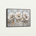 Floral 478 Canvas Art 60 x 40 cm / Black