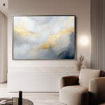 Abstract 479 Canvas Art 60 x 40 cm / Black