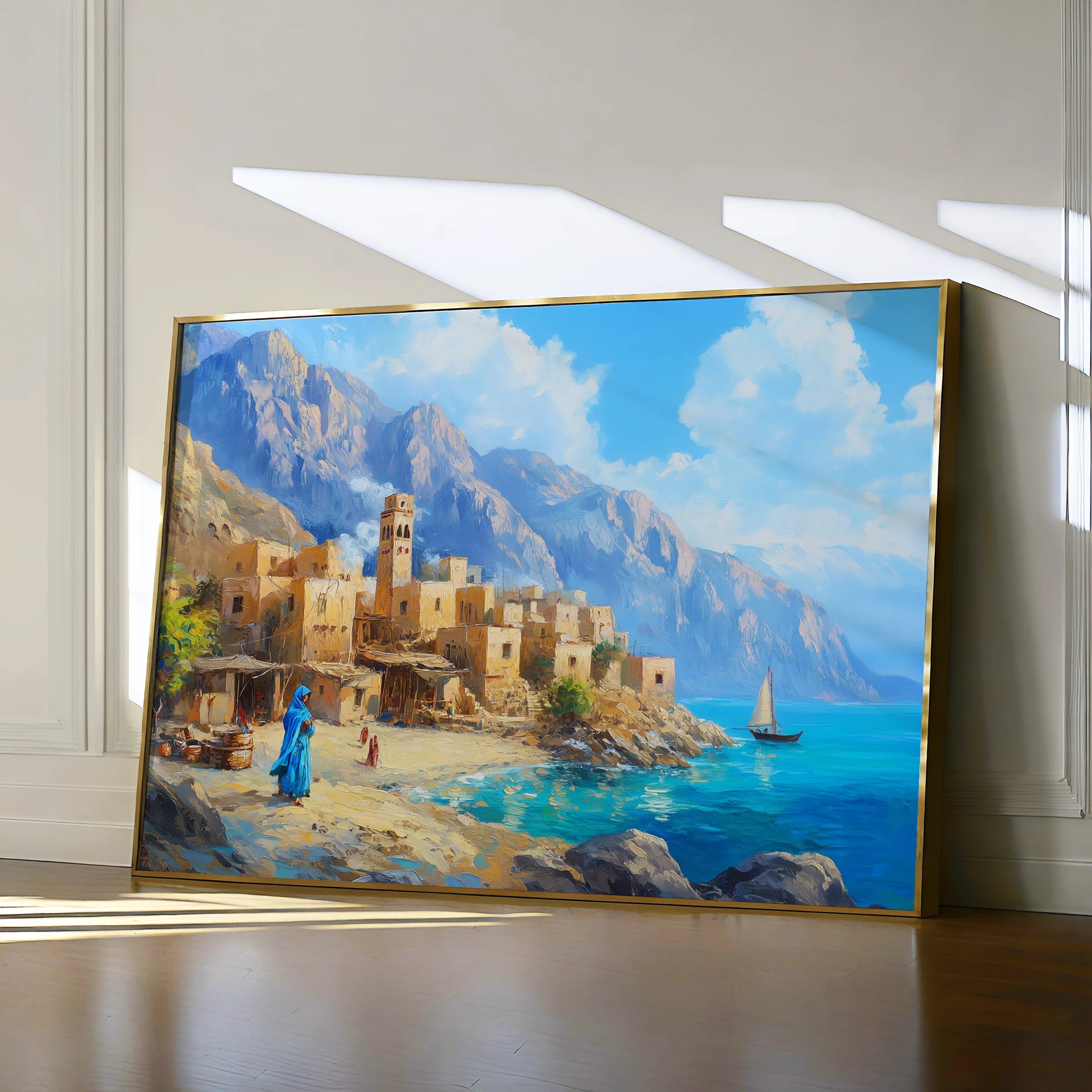 Landscape 479 Canvas Art 60 x 40 cm / Black