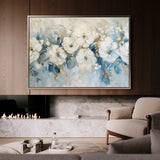 Floral 480 Canvas Art 60 x 40 cm / Black