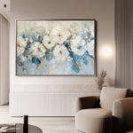 Floral 480 Canvas Art 60 x 40 cm / Black