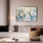 Floral 480 Canvas Art 60 x 40 cm / Black