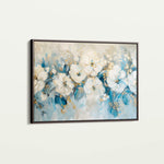 Floral 480 Canvas Art 60 x 40 cm / Black