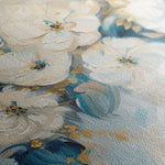 Floral 480 Canvas Art 60 x 40 cm / Black