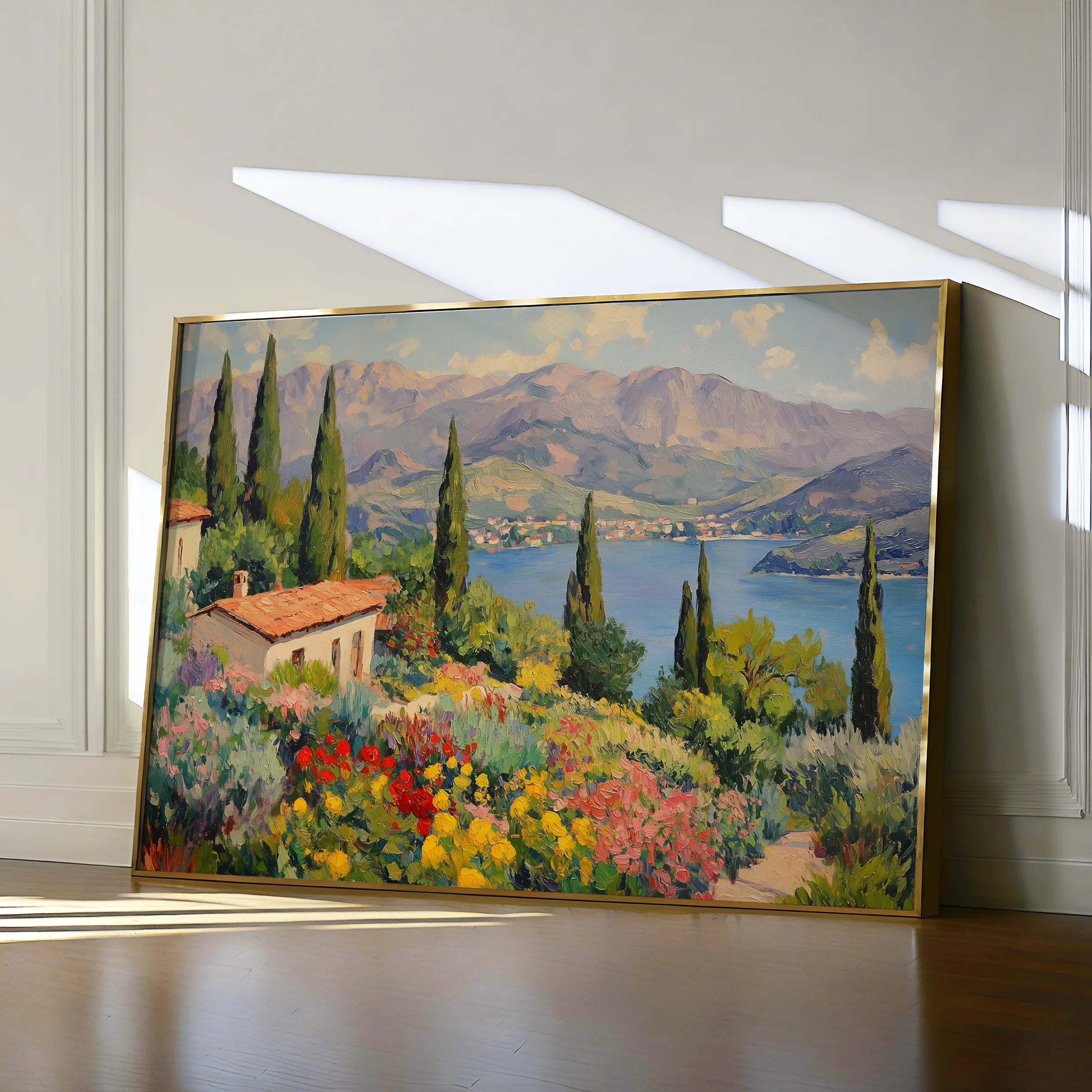 Landscape 480 Canvas Art 60 x 40 cm / Black