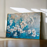 Floral 481 Canvas Art 60 x 40 cm / Black