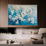 Floral 481 Canvas Art 60 x 40 cm / Black
