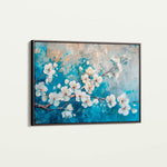 Floral 481 Canvas Art 60 x 40 cm / Black