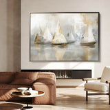 Landscape 481 Canvas Art 60 x 40 cm / Black