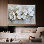 Floral 482 Canvas Art 60 x 40 cm / Black