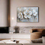 Floral 482 Canvas Art 60 x 40 cm / Black