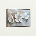 Floral 482 Canvas Art 60 x 40 cm / Black