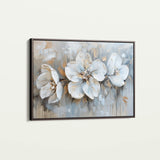 Floral 482 Canvas Art 60 x 40 cm / Black