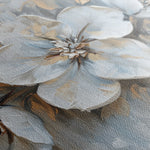 Floral 482 Canvas Art 60 x 40 cm / Black