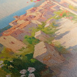 Landscape 482 Canvas Art 60 x 40 cm / Black