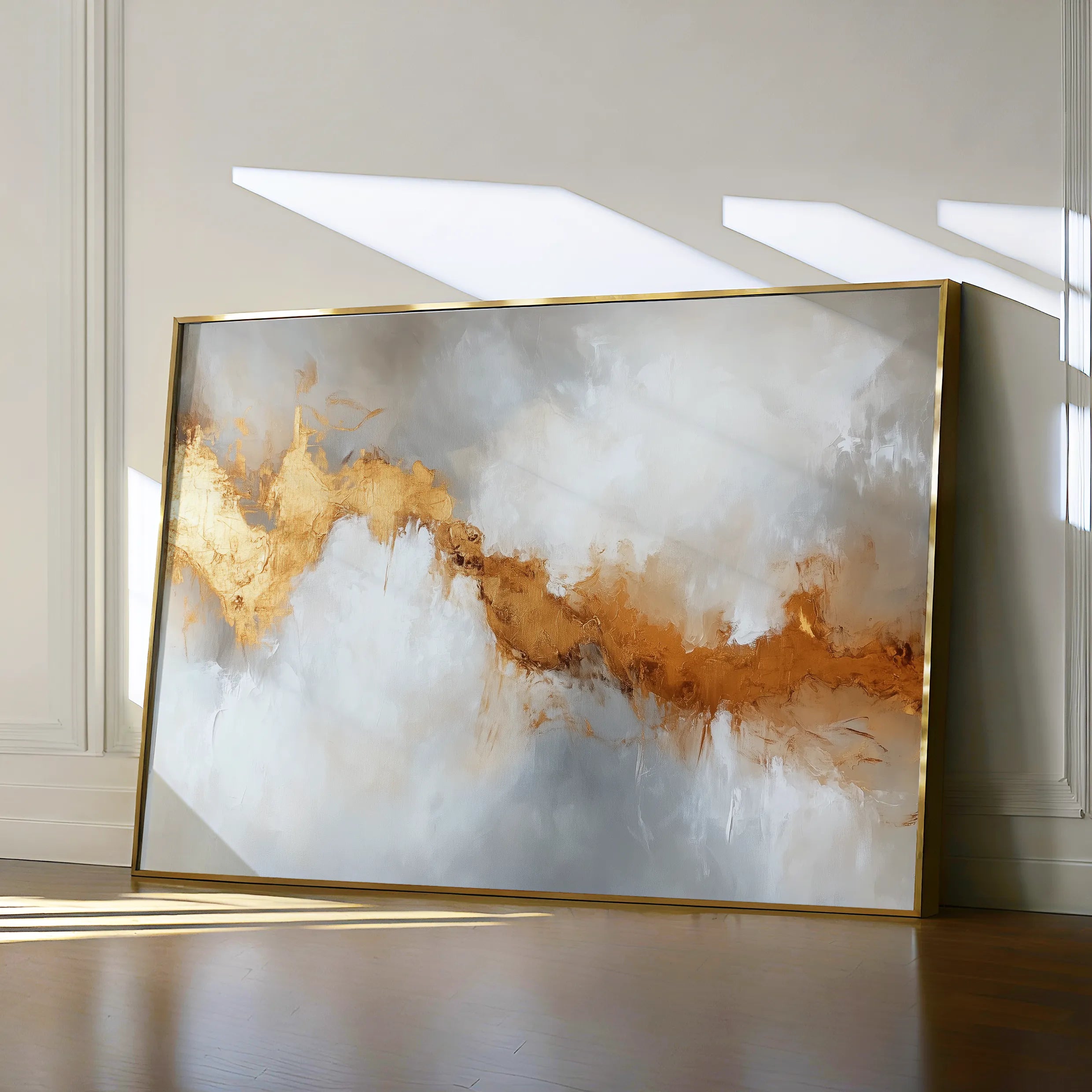 Abstract 483 Canvas Art 60 x 40 cm / Black