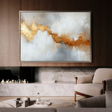 Abstract 483 Canvas Art 60 x 40 cm / Black