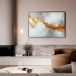 Abstract 483 Canvas Art 60 x 40 cm / Black