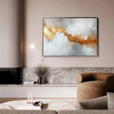 Abstract 483 Canvas Art 60 x 40 cm / Black