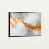 Abstract 483 Canvas Art 60 x 40 cm / Black