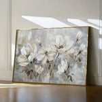 Floral 483 Canvas Art 60 x 40 cm / Black
