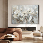 Floral 483 Canvas Art 60 x 40 cm / Black