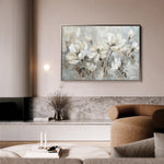 Floral 483 Canvas Art 60 x 40 cm / Black
