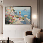 Landscape 483 Canvas Art 60 x 40 cm / Black