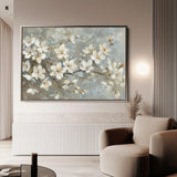 Floral 484 Canvas Art 60 x 40 cm / Black