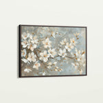 Floral 484 Canvas Art 60 x 40 cm / Black