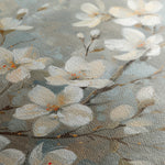 Floral 484 Canvas Art 60 x 40 cm / Black