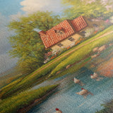 Landscape 484 Canvas Art 60 x 40 cm / Black