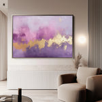 Abstract 485 Canvas Art 60 x 40 cm / Black