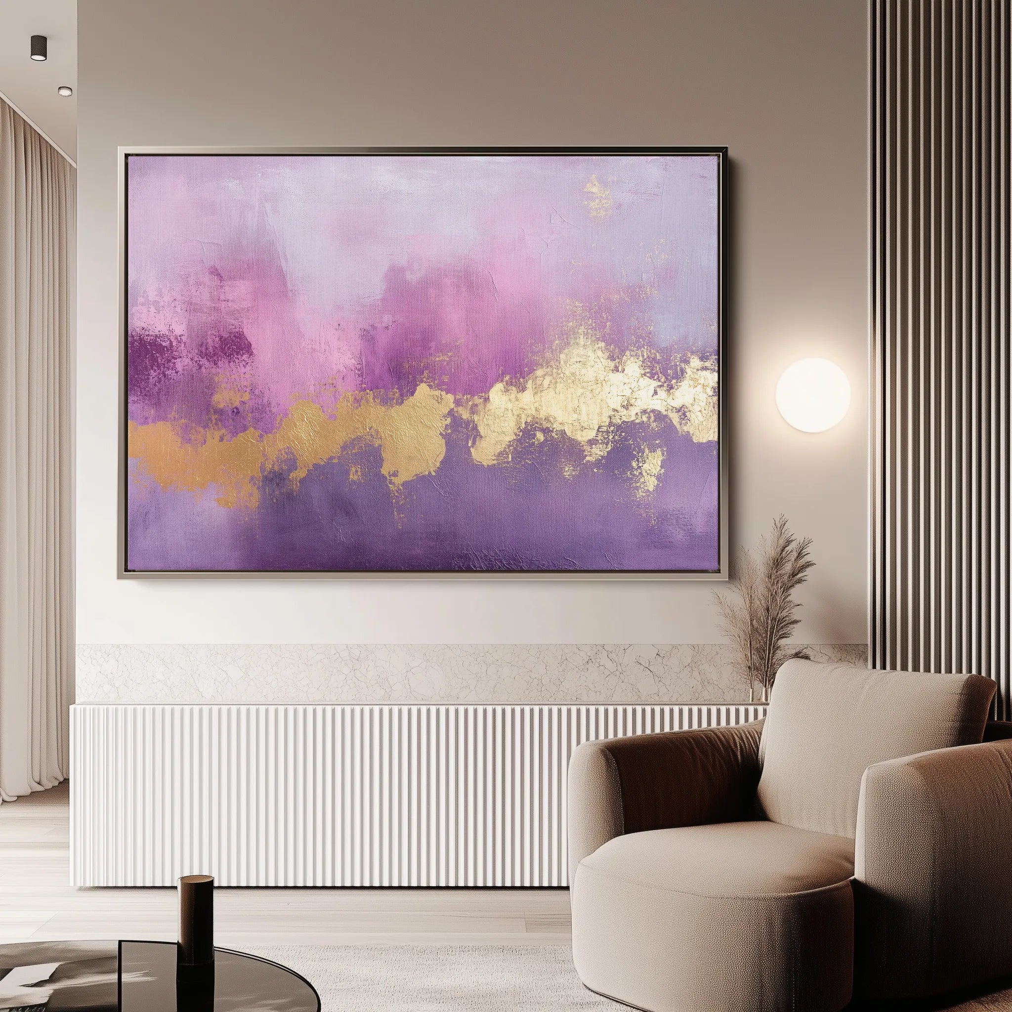 Abstract 485 Canvas Art 60 x 40 cm / Black